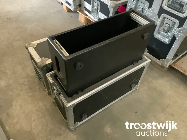 Flightcase met 3he rack - afbeelding 2 van  3