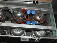 Flightcase met 8 lampen 2x4 l 1,25 x 0,55 x 0,60 - afbeelding 4 van  4