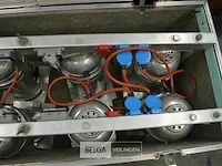 Flightcase met 8 lampen voor podium verlichting l x1,5 x b 0,55 x h 0,60 - afbeelding 7 van  7