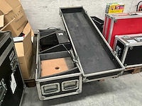Flightcase met inbouw elektra - afbeelding 1 van  6