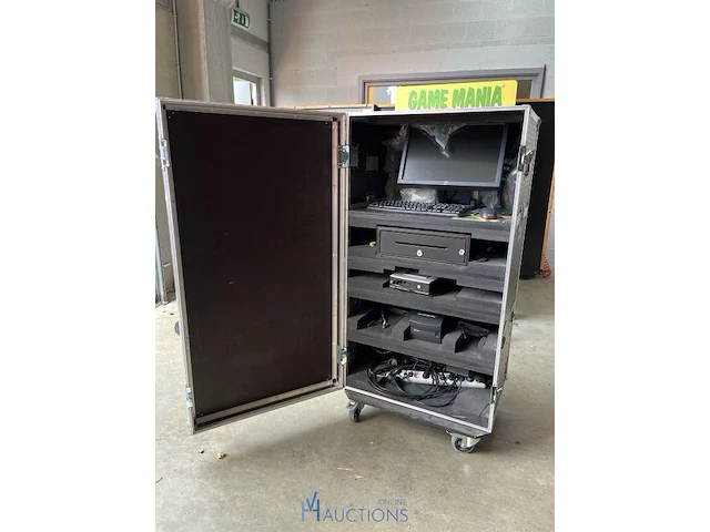 Flightcase met kassasysteem elo - afbeelding 1 van  8