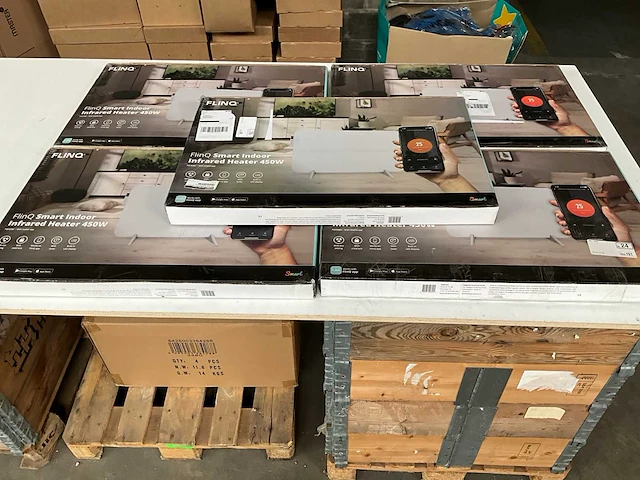 Flinq smart infrarood paneel verwarming 450 watt (5x) - afbeelding 1 van  7