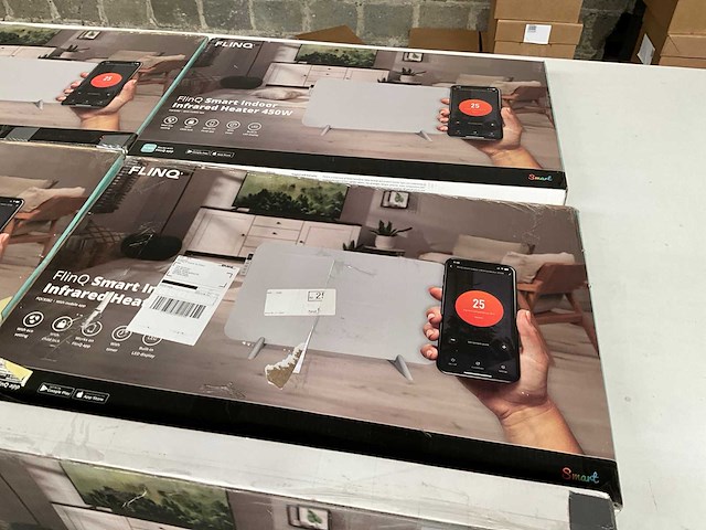 Flinq smart infrarood paneel verwarming 450 watt (8x) - afbeelding 3 van  8