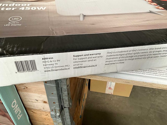 Flinq smart infrarood paneel verwarming 450 watt (8x) - afbeelding 6 van  8