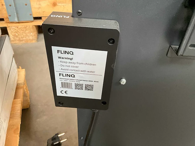 Flinq smart infrarood verwarming zwart (8x) - afbeelding 5 van  8