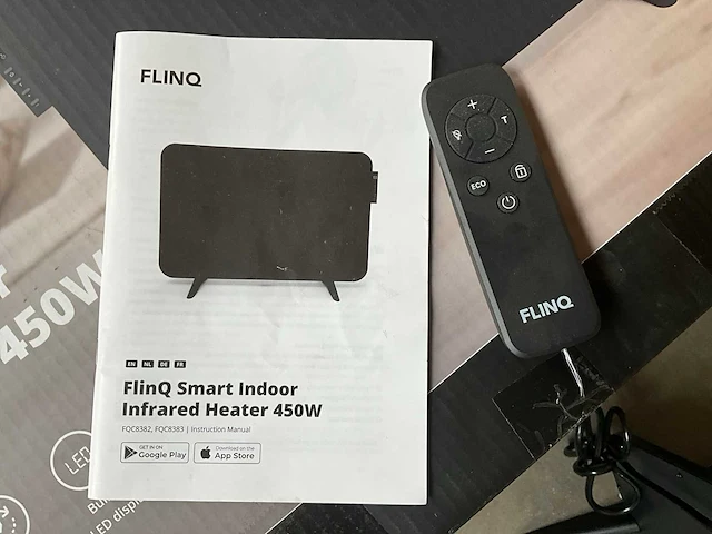 Flinq smart infrarood verwarming zwart (8x) - afbeelding 6 van  8