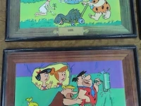 Flinstones hanna barbera kaders 4 stuks - afbeelding 2 van  4