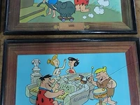 Flinstones hanna barbera kaders 4 stuks - afbeelding 3 van  4