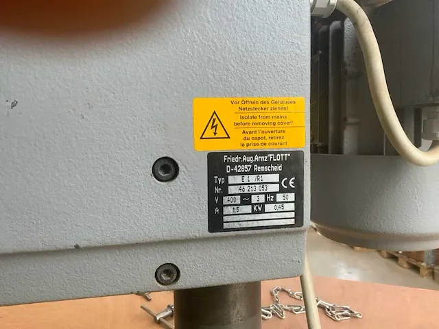 Flott e1 kolomboormachine - afbeelding 8 van  8