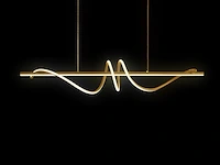 Flow led design armatuur goud - afbeelding 1 van  9