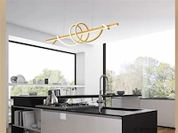Flow led design armatuur goud - afbeelding 4 van  9