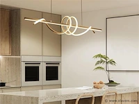 Flow led design armatuur goud - afbeelding 7 van  9