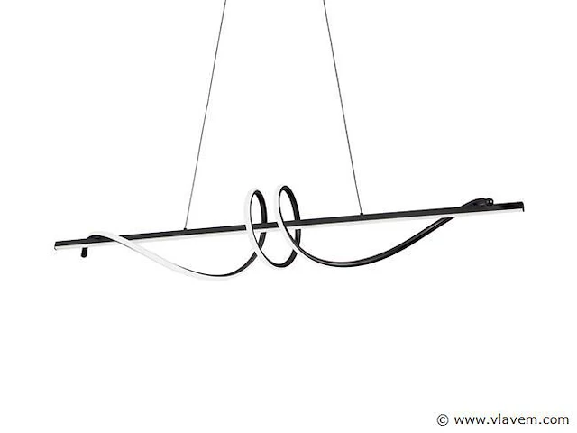 Flow led design armatuur zwart - afbeelding 2 van  9