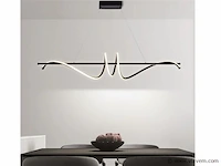 Flow led design armatuur zwart - afbeelding 9 van  9