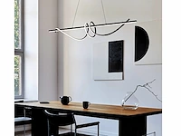 Flow led design armatuur zwart - afbeelding 9 van  11