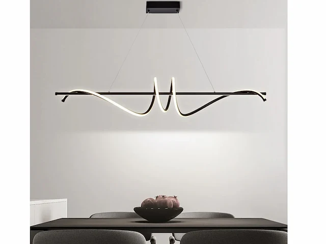 Flow led design armatuur zwart - afbeelding 10 van  11