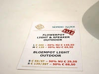 Flowerpot light & speaker outdoor - afbeelding 3 van  5
