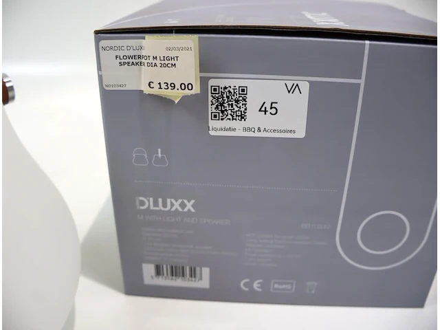 Flowerpot light & speaker outdoor - afbeelding 2 van  3