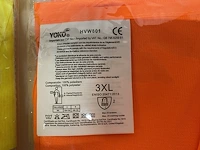 Fluo hesje - veiligheidshesje maat 3xl - 13st - afbeelding 2 van  4