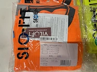 Fluo t-shirt oranje & geel - 20st - afbeelding 5 van  7
