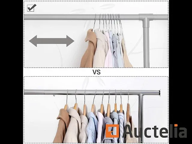 Fluwelen hangers, kavel van 50, antislip - afbeelding 2 van  8