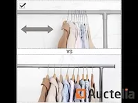 Fluwelen hangers, kavel van 50, antislip - afbeelding 2 van  8