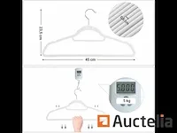 Fluwelen hangers, kavel van 50, antislip - afbeelding 6 van  8