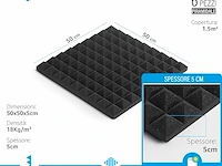 Flyfoam akoestisch schuim (6 stuks) - afbeelding 1 van  3