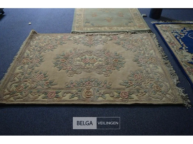 Flying carpet 100% wol creme kleur - afbeelding 1 van  5