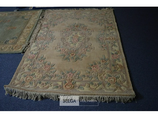 Flying carpet 100% wol creme kleur - afbeelding 2 van  5