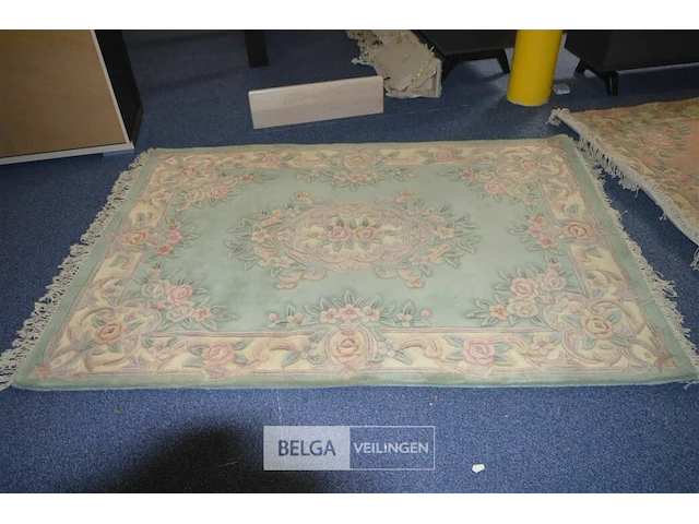 Flying carpet 100% wol mintkleur - afbeelding 1 van  4