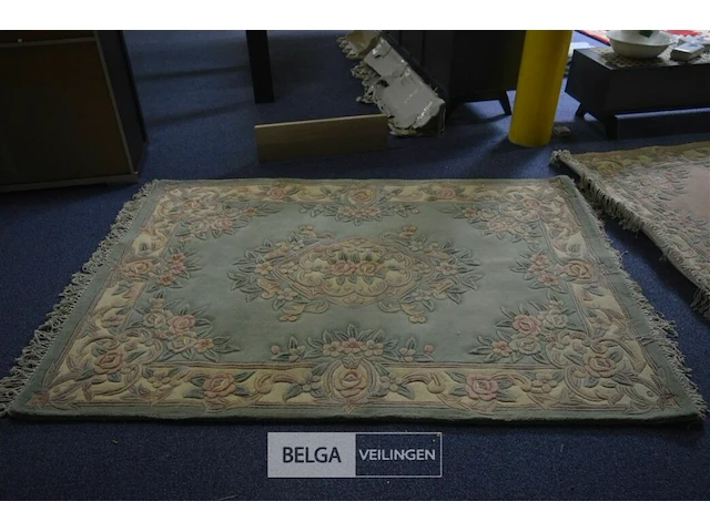 Flying carpet 100% wol mintkleur - afbeelding 2 van  4