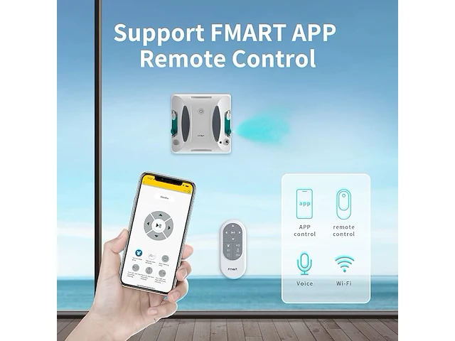 Fmart w6 ruitenreinigingsrobot - afbeelding 5 van  5