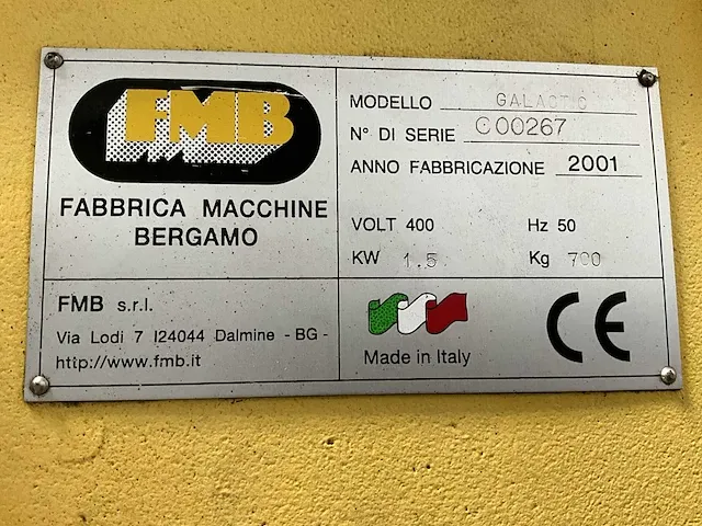 Fmb galactic lintzaagmachine 2001 - afbeelding 20 van  29