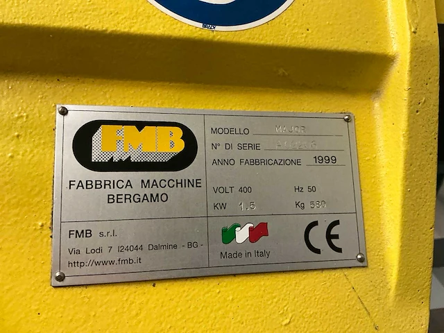 Fmb major halfautomatische lintzaagmachine - afbeelding 10 van  13