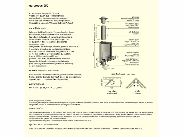 Focus creation - houthaard - open haard - afbeelding 2 van  4
