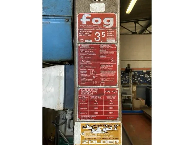 Fog autobrug 403 3,5 ton - afbeelding 4 van  6