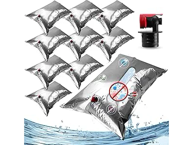Foinwer scheurbestendige waterzakset 10x 30liter - afbeelding 2 van  4