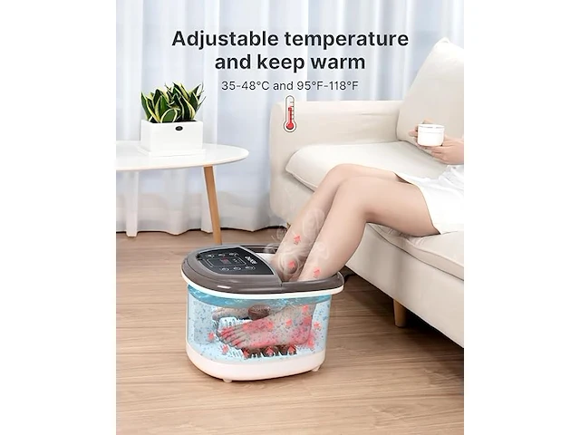 Foot spa massager luxe - afbeelding 4 van  4