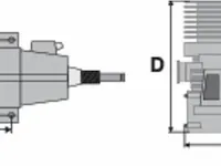 Force engine - elektromotor - 3.46 cm³ 2.28 bhp 1.68 kw - afbeelding 2 van  3
