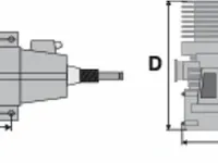 Force engine - elektromotor - 3.46 cm³ 2.28 bhp 1.68 kw - afbeelding 2 van  3