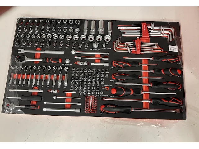 Force f32031 1/4" - 3/8" - combinatieset 203-delig - afbeelding 1 van  1