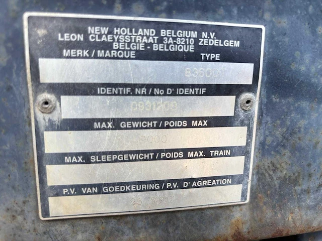 Ford - 1998 - 8360 dt - vierwielaangedreven landbouwtractor - afbeelding 16 van  23