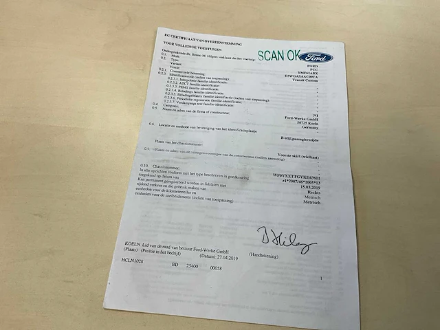 Ford - 2019 - transit custom - personenauto - afbeelding 28 van  36