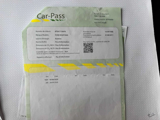 Ford - mustang - car - 1968 - afbeelding 7 van  16