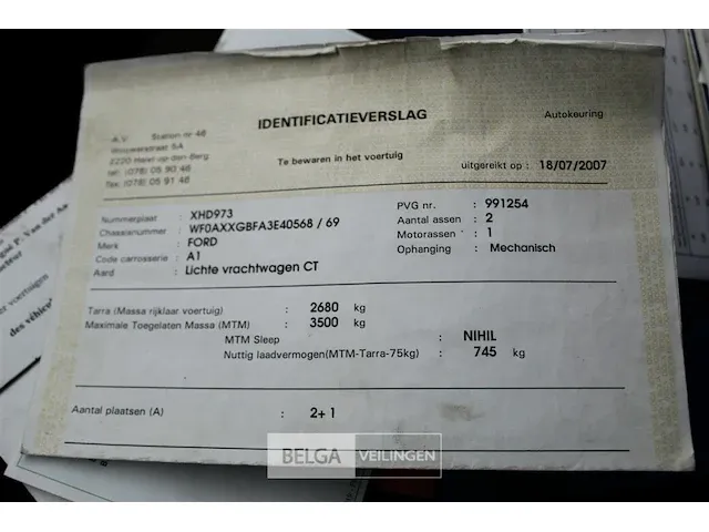 Ford bakwagen met laadklep - afbeelding 8 van  23