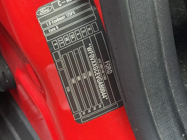 Ford c-max 1.0 ecoboost trend start-stop,2016 - afbeelding 17 van  31