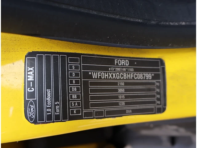 Ford c-max – wf0hxxgcbhf0c08799 – 2015 - afbeelding 5 van  16