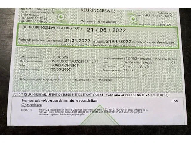 Ford connect t230 - afbeelding 20 van  23