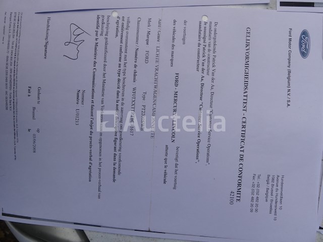 Ford connect utility vrachtwagen (2008-182.071 km) - afbeelding 7 van  18